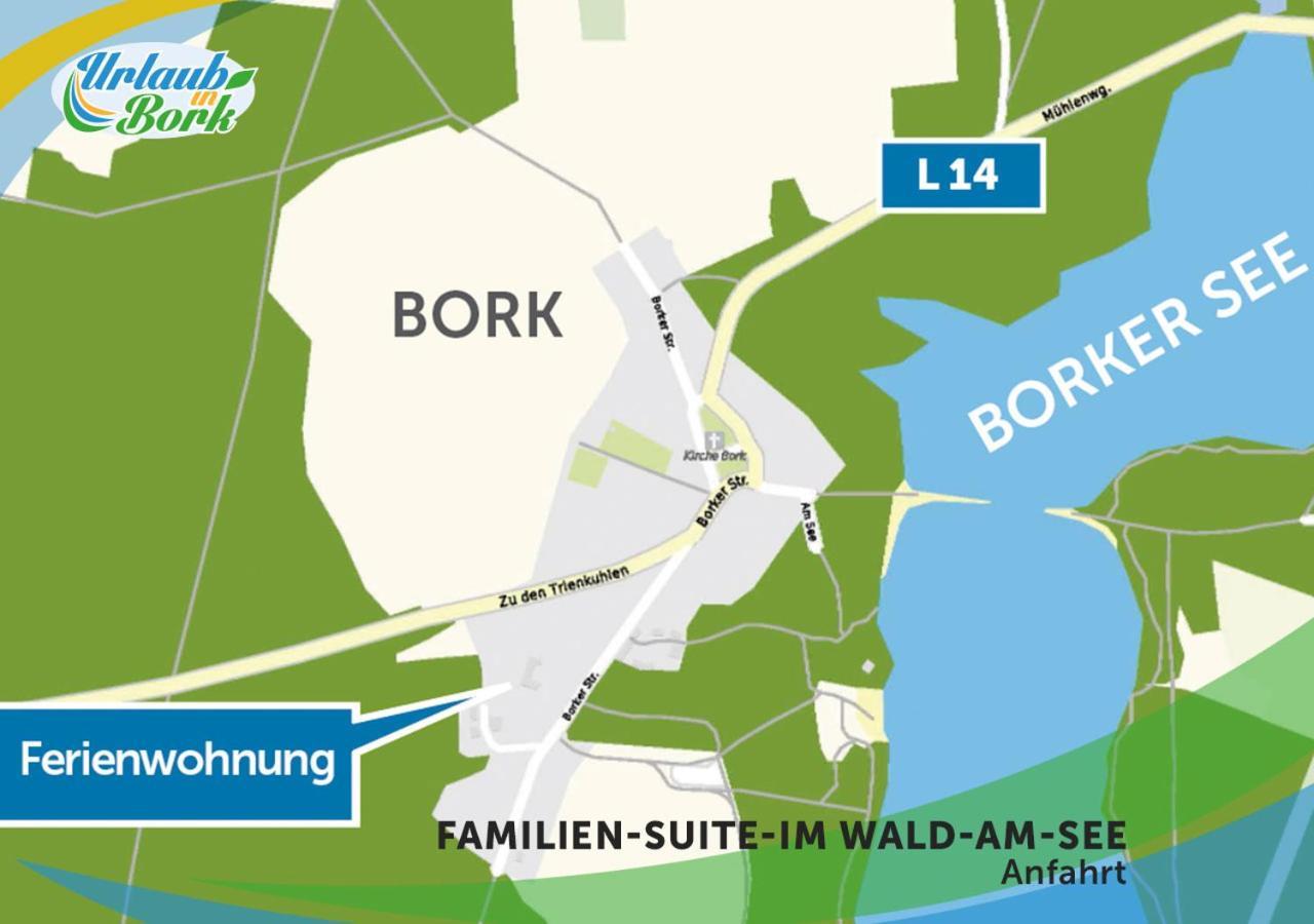 Familien-Suite-Im-Wald-Am-See Bork Exterior photo
