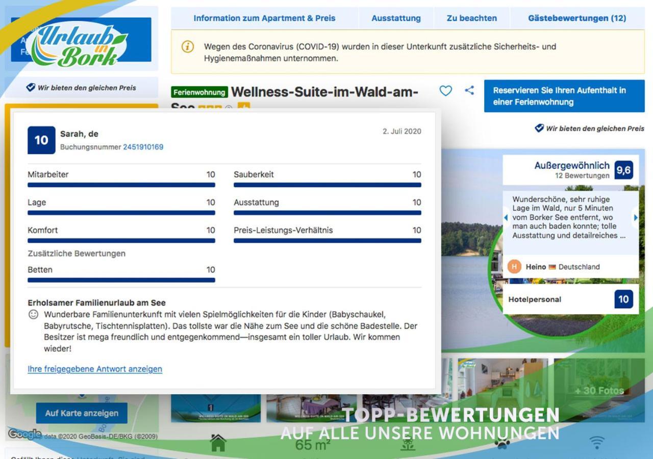 Familien-Suite-Im-Wald-Am-See Bork Exterior photo